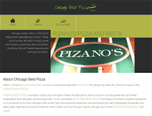 Tablet Screenshot of chicagobestpizza.com